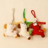 Funny New Year Horse Pendant Cartoon Plush Horse Keychain Trendy Pony Dolls Keychain  Bag Decor