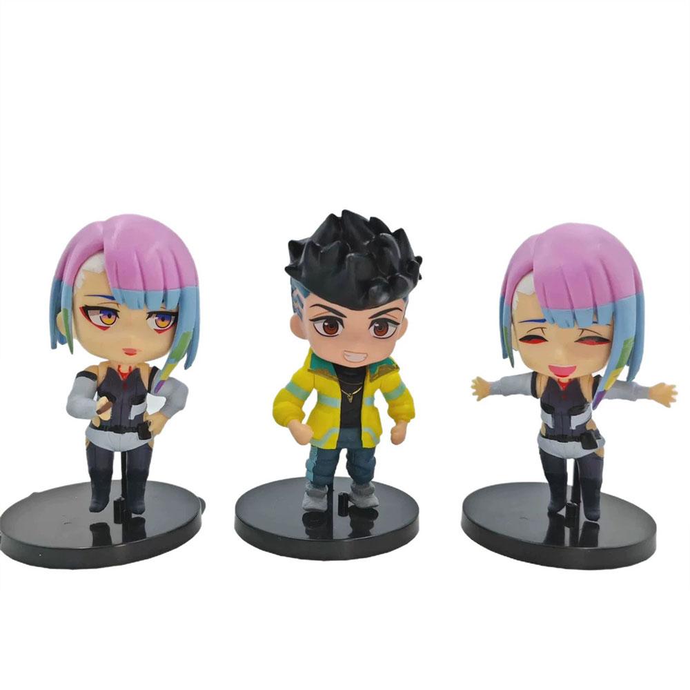 10CM Anime Game Figure Cyberpunk: Edgerunners 6 models Stand Animation Model Toys Gifts Collection Desktop Decoration Ornaments
