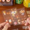 20 Sheets Sticker Book a Bite of Light Series PET Scrapbook Sticker DIY Cartoon Material Decorative Stickers Journal Decoration