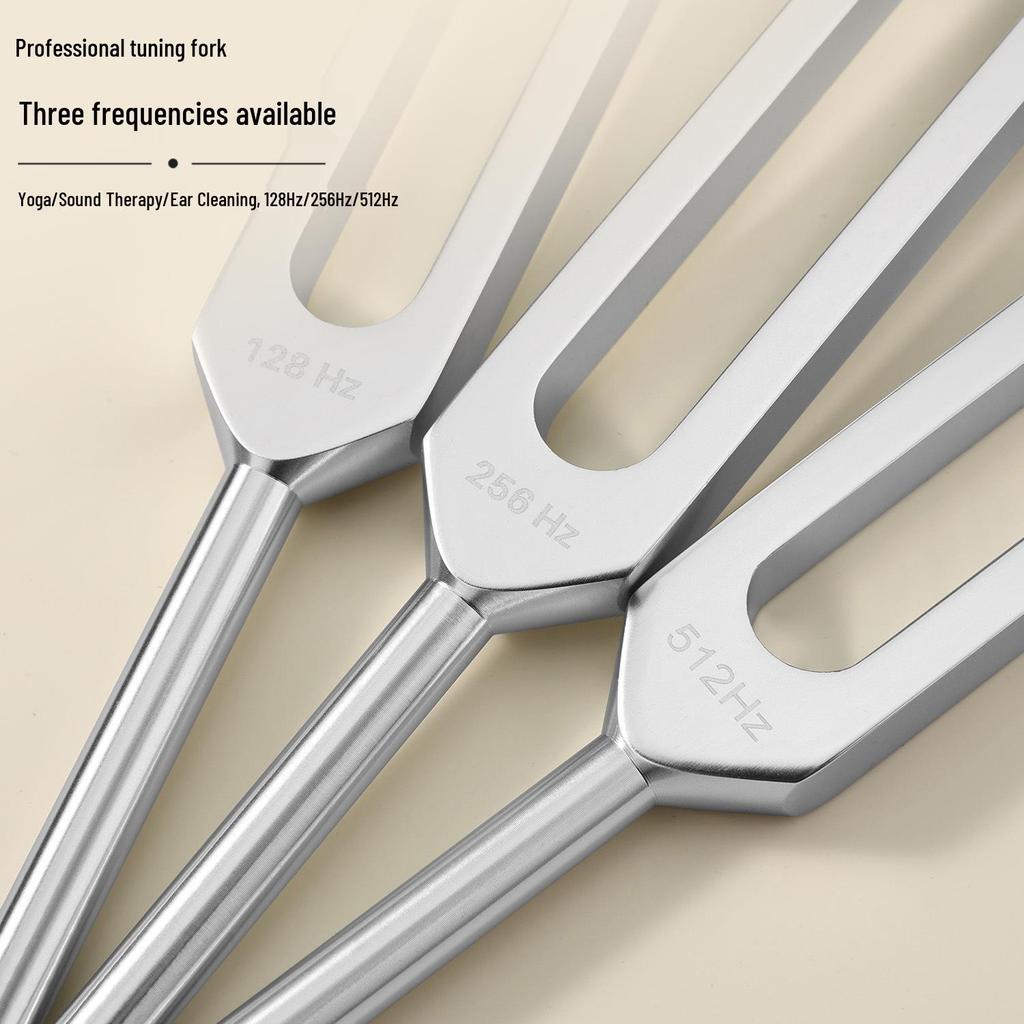 Aluminum Alloy Tuning Fork - Sleep Aid, Yoga, Ear Cleaning, Rattle 