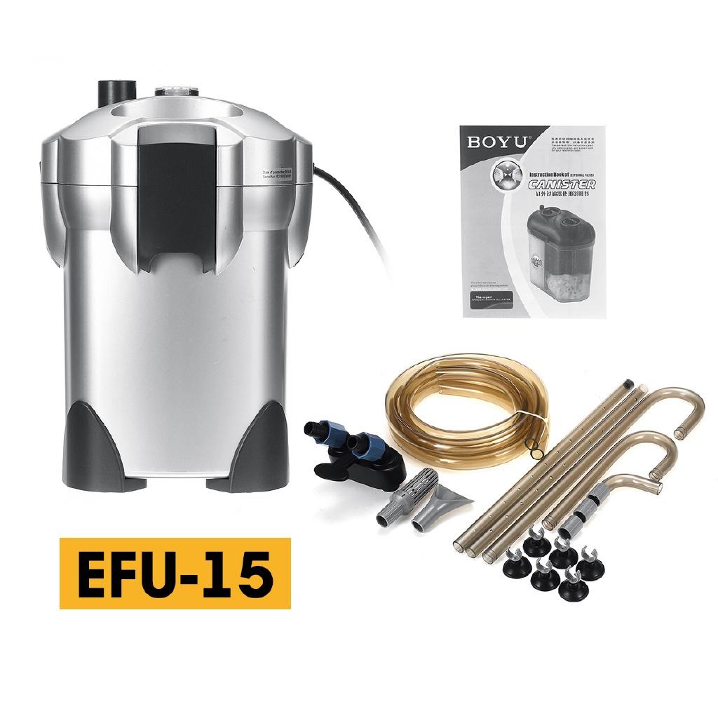 16W Aquariumfilter Reiniger Sterilisator Lampe Licht Fischbecken Wasserpumpe Biochemischer Schwamm Bio-Schwamm Externer Behälter