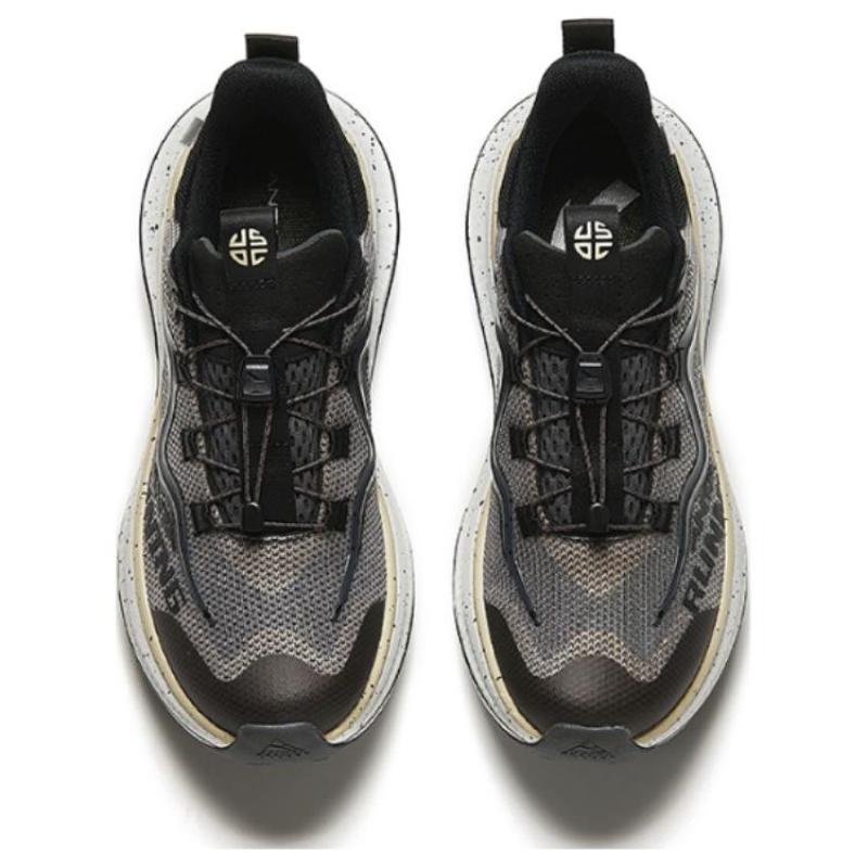 Anta Cushioned Slip-Resistant Low-Top Running Shoes Men's Gray Black Sneakers 112425572-6