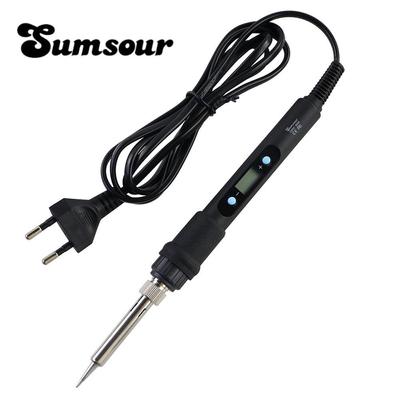 Nouveau fer à souder électrique à affichage numérique LCD noir 80 W avec pointe de fer à souder à température réglable outil de soudage 220 V/110 V