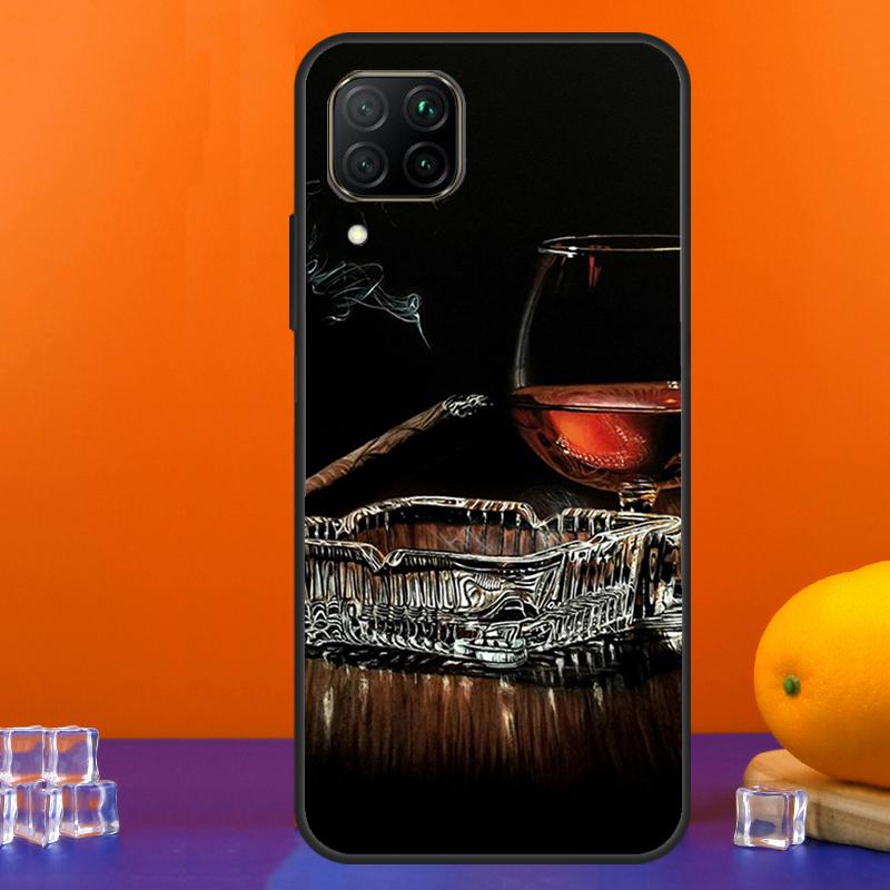 

Cigar and Whiskey For Huawei Nova 12s 12i 11i 8i 9 10 SE Y91 Y90 Y60 Y70 Y72 Y61 P20 P40 Lite P30 P60 Pro Case Huawei P20 Pro