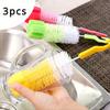 Baby Bottle Brush Multi-Purpose Long Handle Fine Hair Sponge Cleaning Brush Household Dishwashing Cup Washing Cleaning Tools Bab