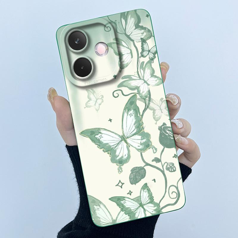For Oppo A5 Pro 5G Phone Case Cute Panda Back Cover For Oppo A 5 Pro 2025 Full Protection Soft Liquid Silicone Anti Drop Housing