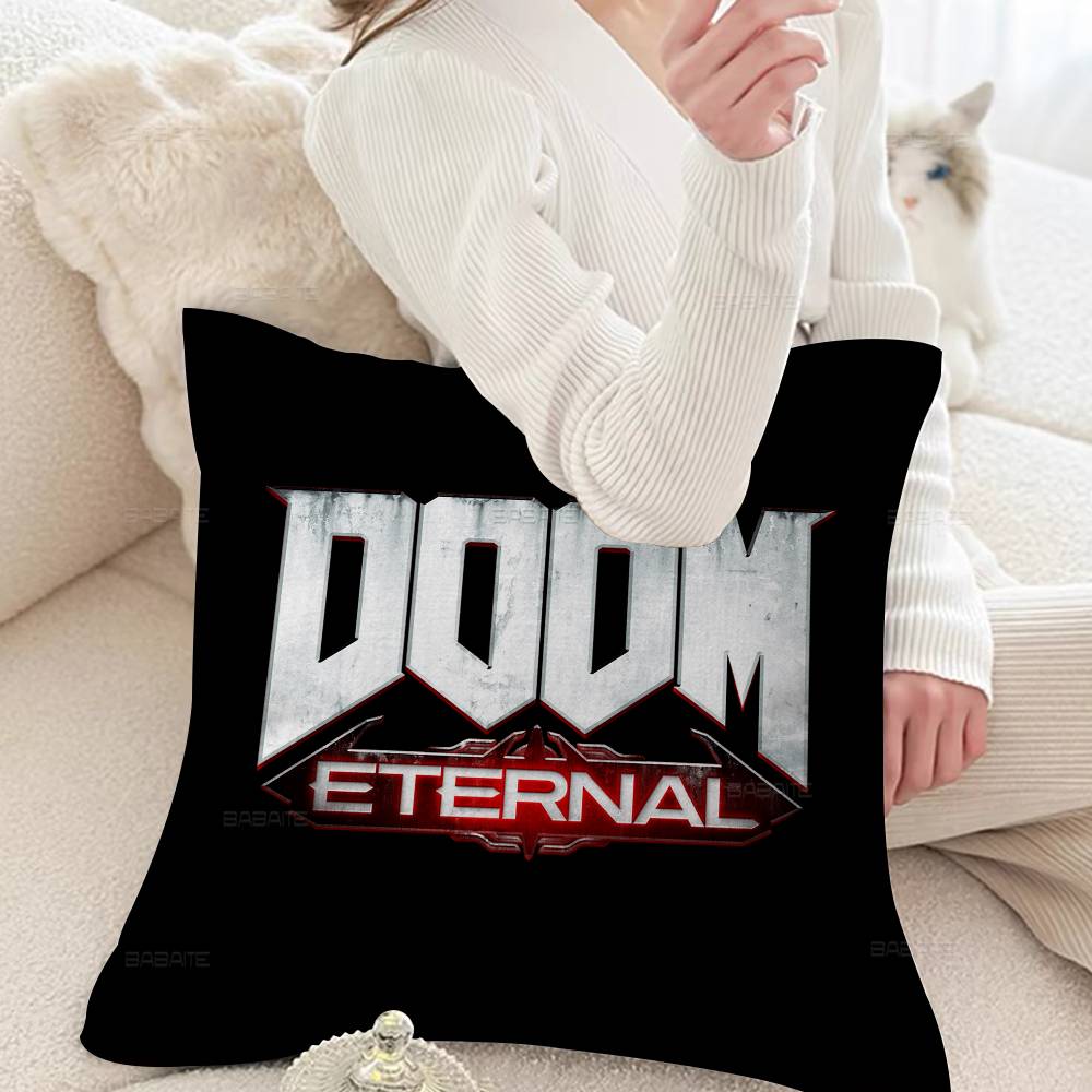 Popular Games D-Dooms Eternals Pillow Gift Home Office Decoration Bedroom Sofa Car Cushion Cover case 45x45