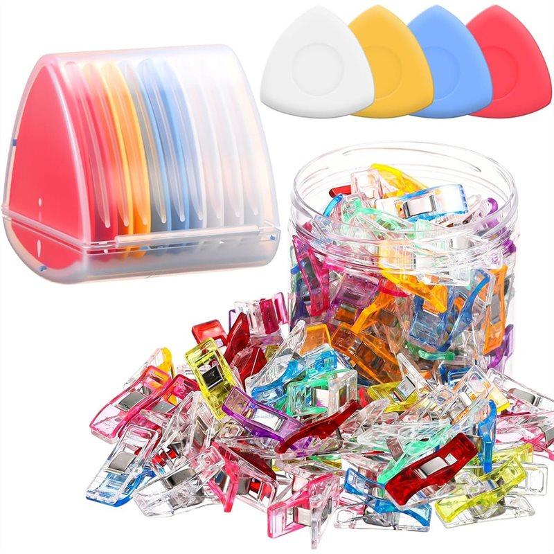 

Sewing Clips Tools 50Pcs, 10Pcs Triangle Tailor Chalk Set,With Suppliestools For Quilting Supplies For Crafting Projects