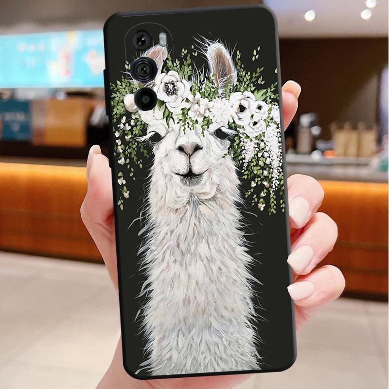 Lama Alpacas Animal Phone Case For Motorola Edge 60 50 40 Pro 60 50 40 30 Ultra Neo Fusion Moto G Play G Stylus G Carcasas