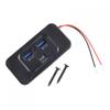 Fast Charger Socket QC 3.0 Car Charger Dual USB Car Charger Dustproof Cap