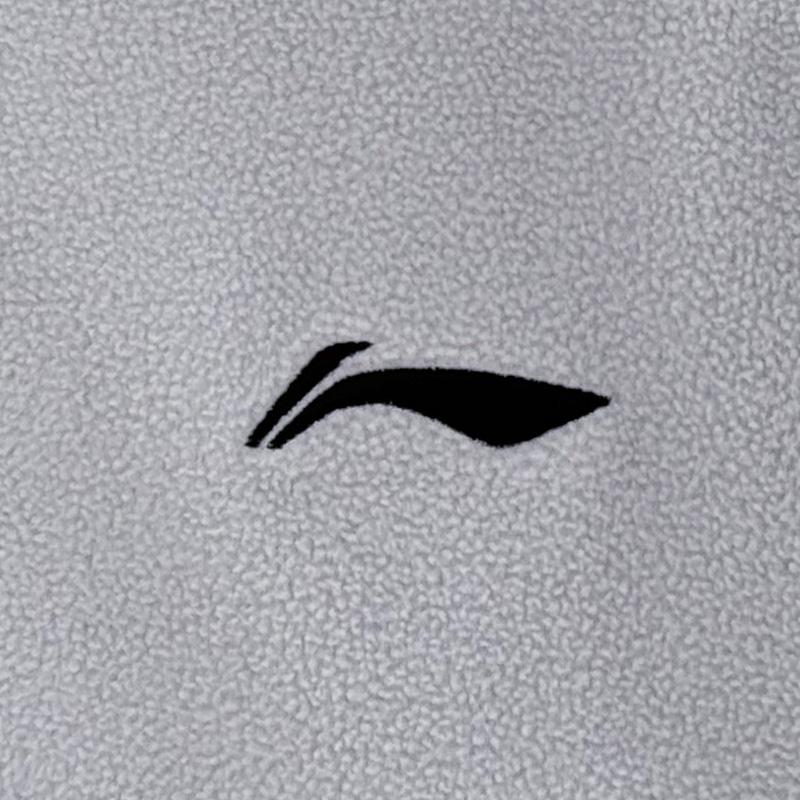 Li-Ning Herbst- und Winterfleece Stehkragenjacke Unisex Jacke Grau AMDV127-3