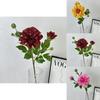 Artificial Dahlia Wedding Flowers With 3d Design And Silk Material For Event And Home Use
