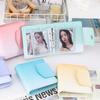 Gradient 1-Pocket Mini 3inch Photo Card Album Cute Single Slot Binder for K-pop Photocards Polaroid Pictures Small Card Holder