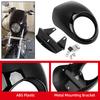 Motorcycle 5 3/4" Headlight Fairing Retro Front Light Mask Cowl For Harley Dyna Street Bob Sportster XL 883 1200 1986-Up Parts