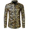 Fashion Comfortable 2024 New 3d Printed Floral Pattern Shirt Beach Sun Casual Slim Fit Fashion Mens Shirt Long Sleeve Shirt