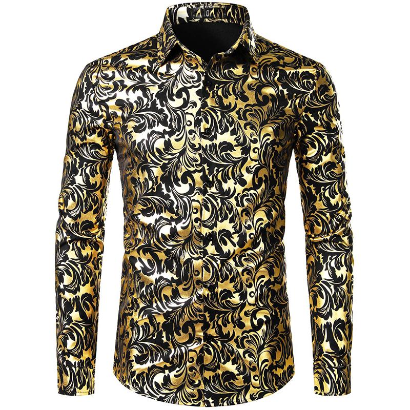 Fashion Comfortable 2024 New 3d Printed Floral Pattern Shirt Beach Sun Casual Slim Fit Fashion Mens Shirt Long Sleeve Shirt