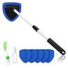 Extendable Windshield Cleaner Tool, Detachable Window Wash Brush for Car Truck RV Boat, Interior Exterior Glass Cleaning Tool