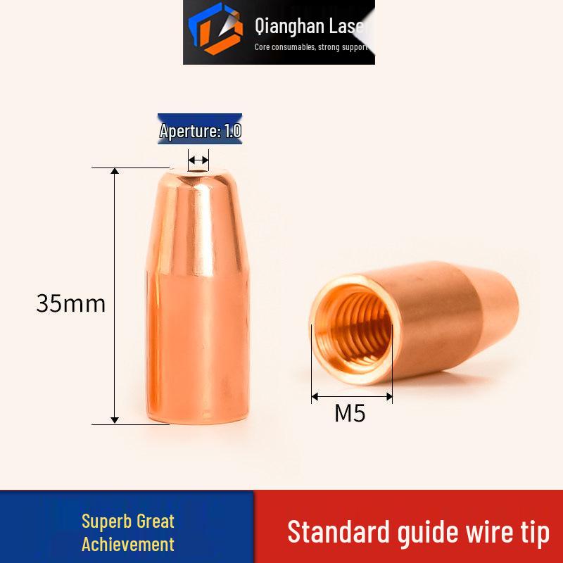 Super Strong Anti-Spatter Laser Welding Torch Nozzle & Wire Feeder Guide 1.2/1.6