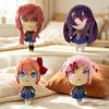 Hot Cute Doki Doki Literature Club! Plush Set Monika Sayori Natsuki Yuri Soft Stuffed School Uniform Toys for Fans Home Decor