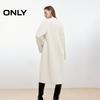 ONLY Women's V-Neck Plush Longline Cotton Coat