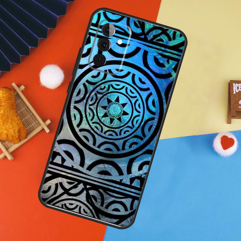Maori Samoanisch Polynesisch Stammes Case Für Samsung Galaxy A17 A35 A55 A06 A16 A26 A36 A56 A53 A32 A52 A33 A13 A14 A34 A54 A15
