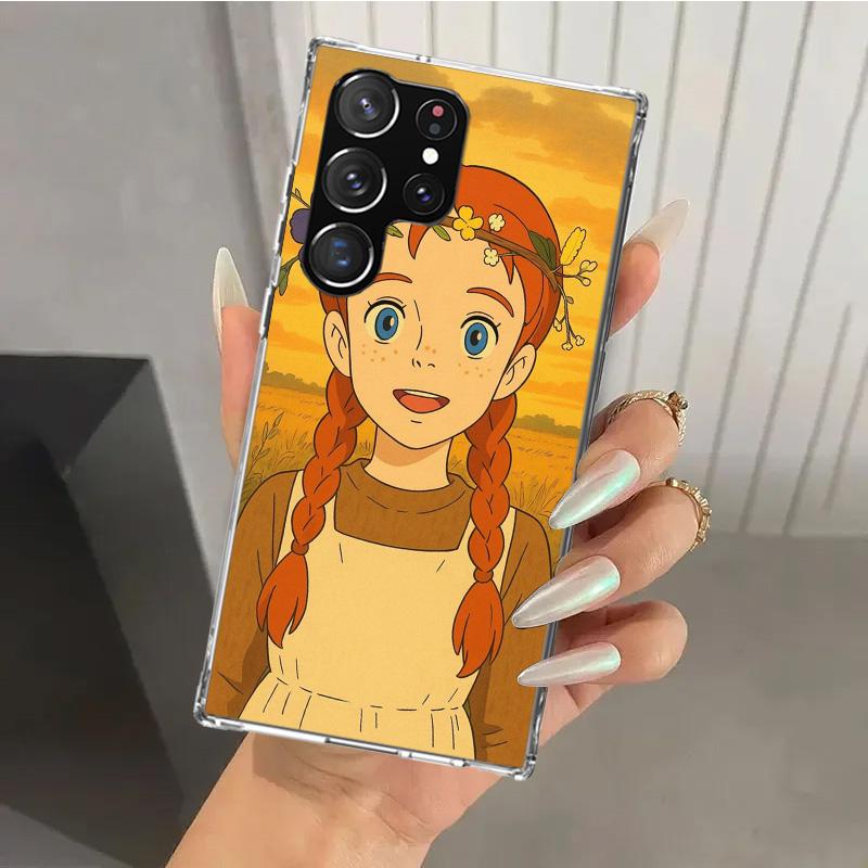A-Anne Of Green Gables Shirley Phone Case for Samsung Galaxy S26 S24 S23 Ultra S25 Edge S22 S21 Plus S20 FE + Soft Print Shell F