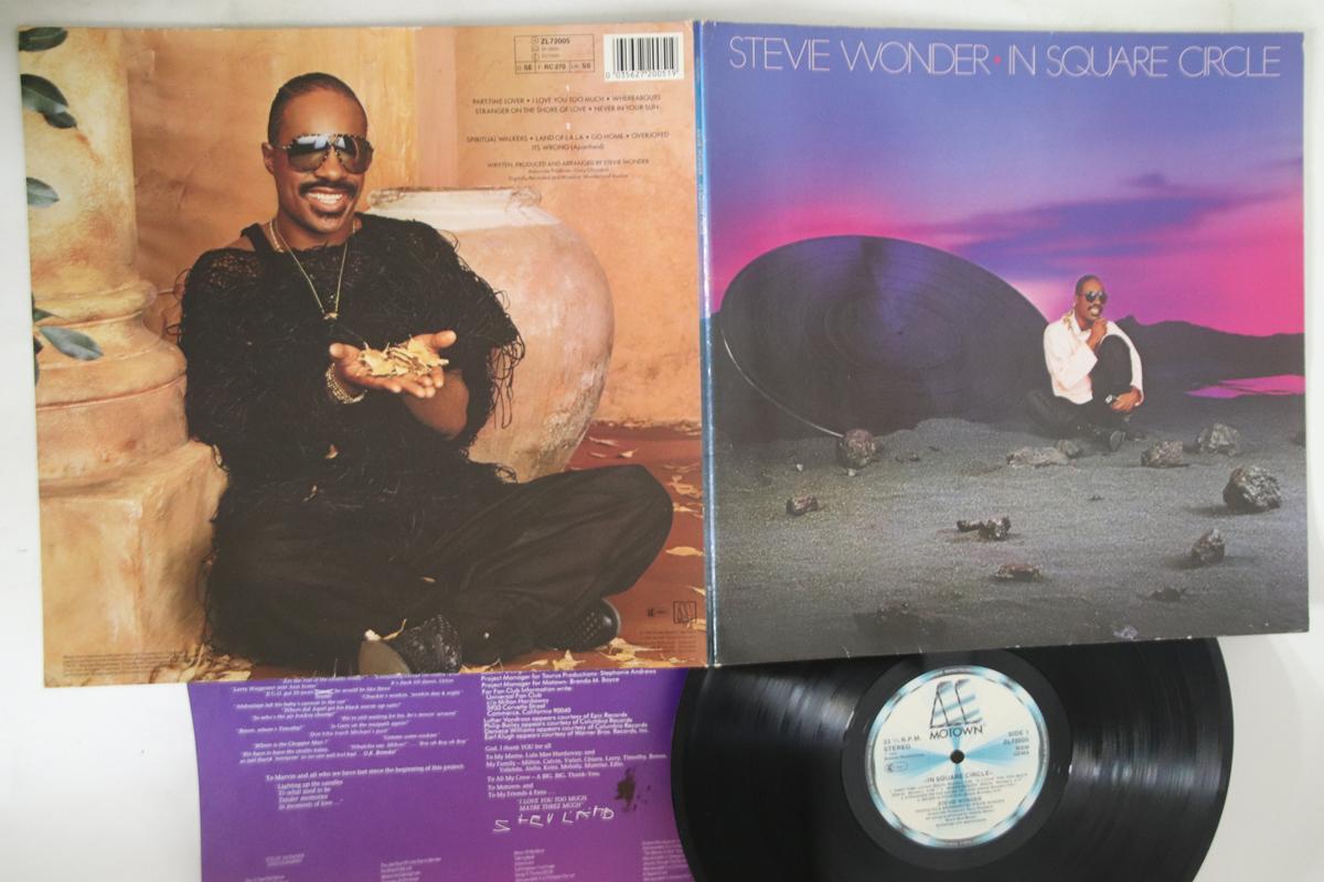 

LP Record STEVIE WONDER - In Square Circle (- Embossed Sleeve ZL72005 MOTOWN 1985 Europe Soul/Funk Used