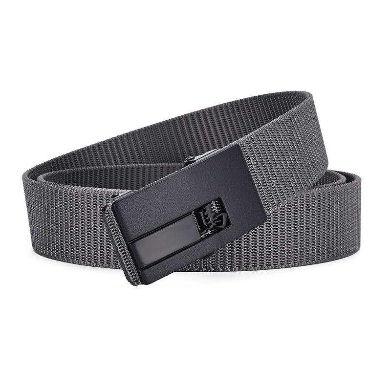 Zodiac Toothless Canvas Belt Simple Automatic Buckle Imitation Nylon Belt Casual Men'S Belt