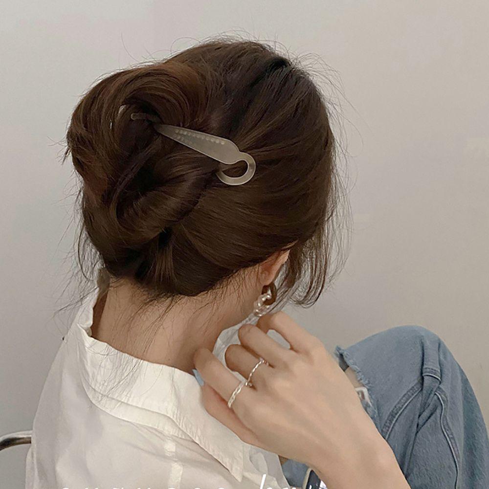 Twist Hair Clip Hair Accessories Fashion Accessories Vertical Clip Resin Hairpin Banana Clips