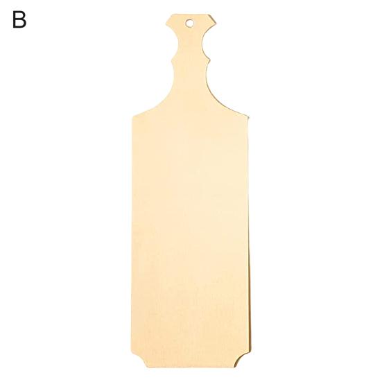 Yousheng Chopping Board Food Grade High Durability Wood All-Purpose Meat Paddle Shaped DIY Cutting Board Kitchen Tools