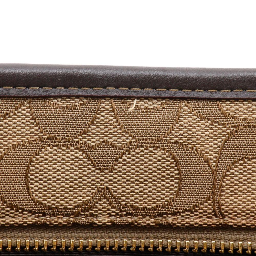 COACH Signature Tote Bag F58282 Brown canvas Women Used