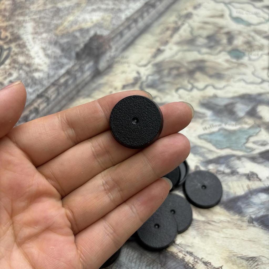 0.98 Inch Bases for Miniatures, Tabletop Game Figures, Display Case