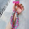 Trendy New Silver Thread Phone Chain - Short Hand Versatile Universal, Sturdy Anti-Lost/Anti-Theft/Anti-Snatch Card-Friendly
