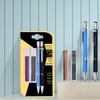 2.0 Mm Mechanical Pencil Set 2x Automatic Pencils 2 Cases Refills (Color and Black) for Draft Drawing Writing Crafting
