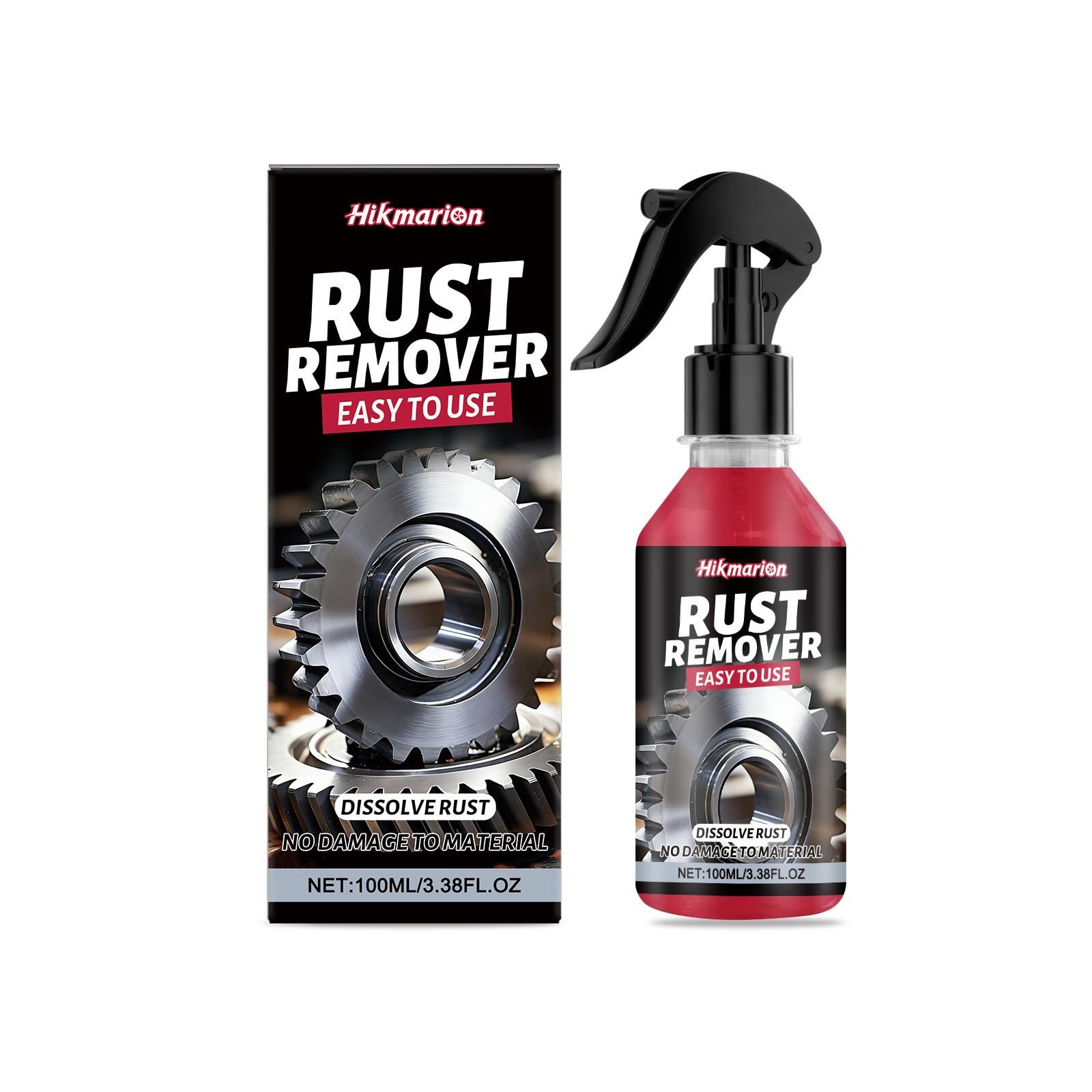 

Rust Remover Spray For Car Metal Parts Wheels Tools Surface Rust Stain Cleaner Polishing Multi Purpose 100ML