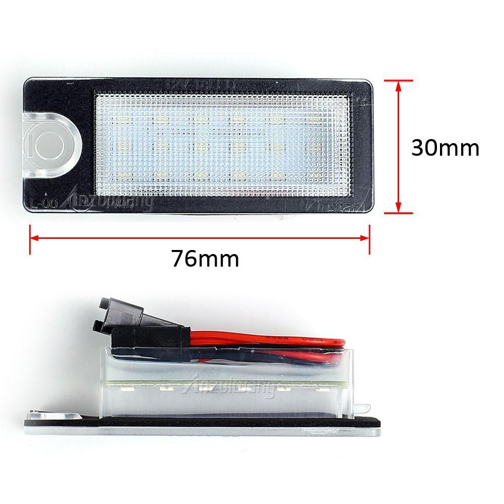 Universal Car License Light 12V Brighter License Plate Light Waterproof Durable for Volvo/S80/99-06/S60/V70/XC70/XC90