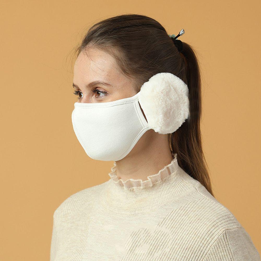 Ear Warmer Riding Fleece Men Women Mask Earflap Wrap 2in1 Earmuffs Mask Winter Cloth Accessories