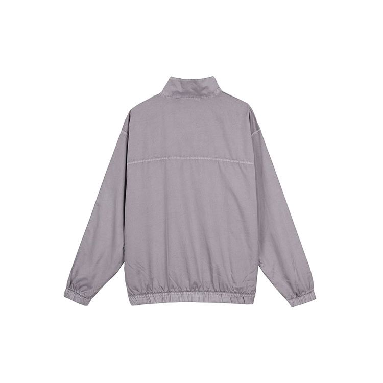 adidas Originals Trefoil G Wash Track Jacket With Logo And Half-Zip Large Pocket Unisex Jacket Gray GL9902