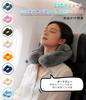 Neck Pillow Ergonomic Compact Air Transformation To Removable and Includes Eye Storage and 29dB Perfect for Bullet Gift Set, Design, Pillow, U-Shape