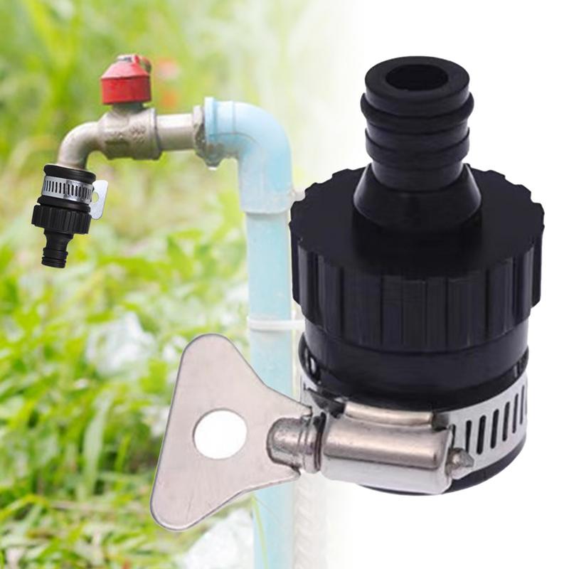 12mm-16mm Universal Wasserhahnadapter Kunststoff Schlauchanschluss Schnellkupplung Wasserhahn für Autowäsche Gartenbewässerung