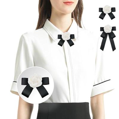 1 Stück Stoffblumen-Broschen Schmuck Retro Kamelienblumen-Brosche für Damen Luxus-Design Klassische Kleidung Reversnadeln Accessoires