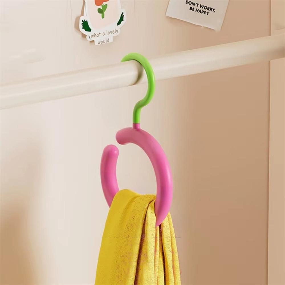 Hat Storage Clothes Hanger Dopamine Hook Hanger Multi-function Hat Hooks for Baseball Caps Bag Scarf Storage Rack Saving Space