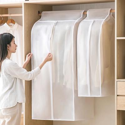 Kleiderstaubschutz Vollständig geschlossener Schrank Stereo Transparente Abdeckung Schmutzabweisende Hängekleidersack Haushalt Mantelstaubschutz