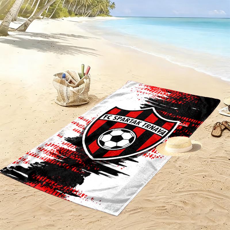 FC Spartak Trnava Print Beach Towel, Large Soft Quick Dry Towel for Beach Camping Swimming