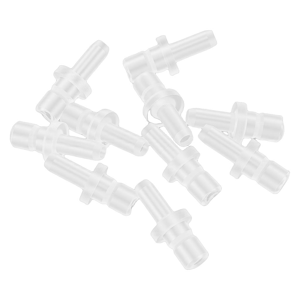 10pcs Milk Tube Connectors Fit for Jura Coffee Machine Transparent Plastic Milk Pipe Connectors