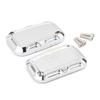 Motorcycle Front Rear Brake Reservoir Master Cylinder Covers For Harley Touring Road King Electra Street Glide FLH FLRT V-Rod