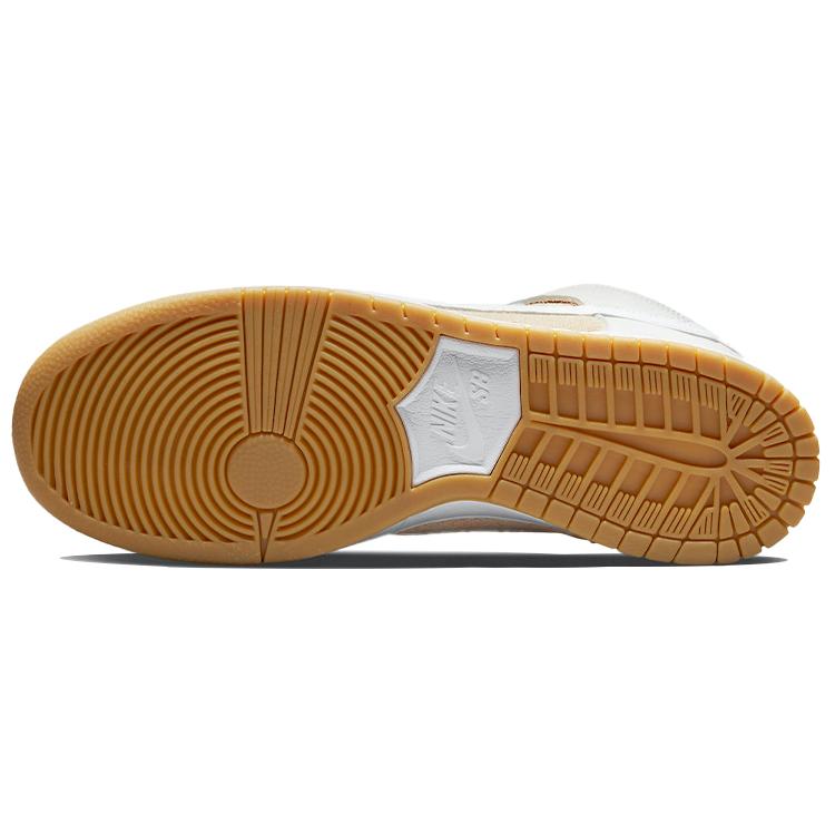 New Nike Sb Dunk High Pro Iso Orange Label Unbleached Natural DA9626-100
