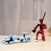 1249pcs Luminous Titan 13 Action Figures T13 Figure 3D Printed Multi-Jointed Movable Lucky 13 Action Figure Nova Figure Dummy
