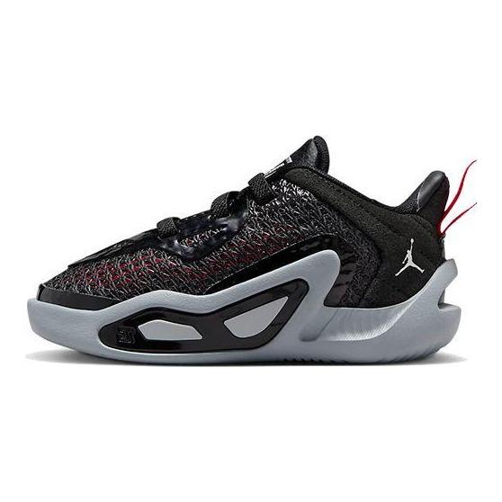 Air Jordan Tatum 1 TD Old School Baby Sneakers Black Metallic-Silver Wolf-Grey FQ8136-001
