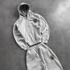 Y2K Style Loose Fit Hoodie Sweatpants Set Streetwear Hip Hop Outfit Casual Long Sleeve Tracksuit Women